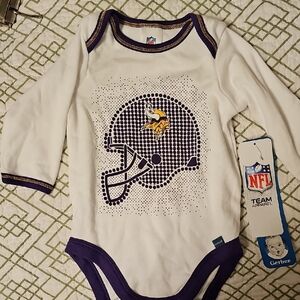 Gerber NFL Team Apparel Bodysuit Onesie Vikings